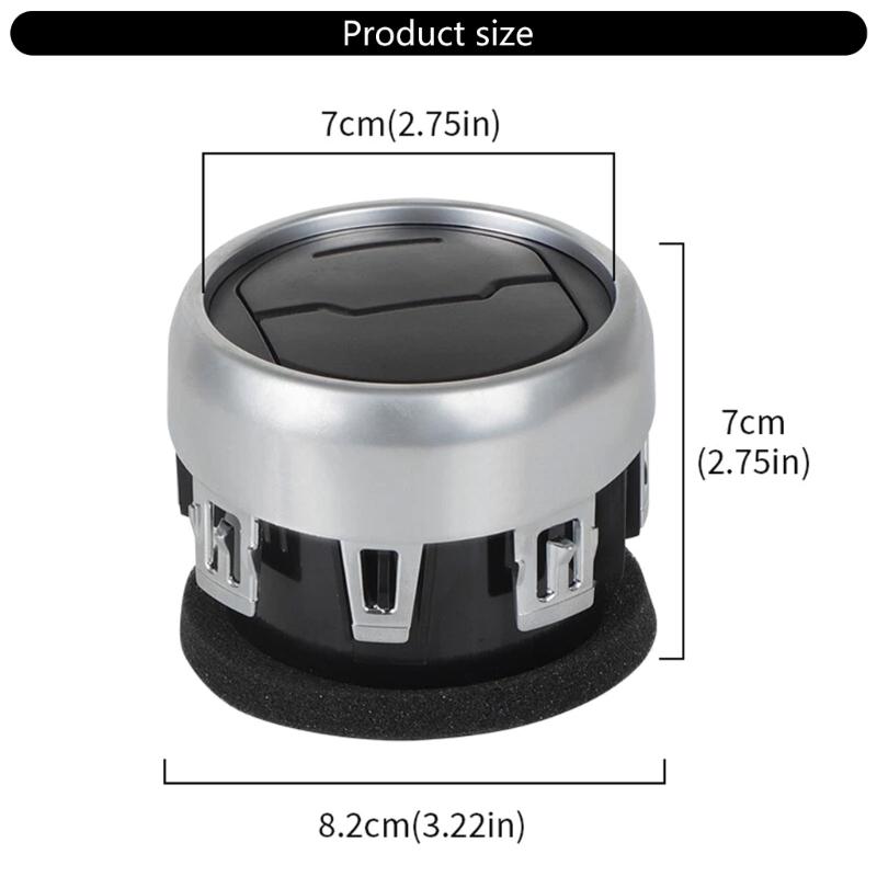 Car Vent Outlet for 2015-2023 FR3Z-19893-AE Replacement Part Plastic Heater Air Duct Vent Auto Accessories