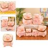 Adorable Lulu Pig Plush Toy Wholesale New Bread Toast Pig Stuffed Animal Doll Birthday Gift Pillow