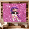 K-pop Fashion Fusion Decorative Wall-Hanging Tapestry, Home Ornament for Living Room,Dorm and Fan Parties,Multi-style,celebrities,cartoons,music,sport