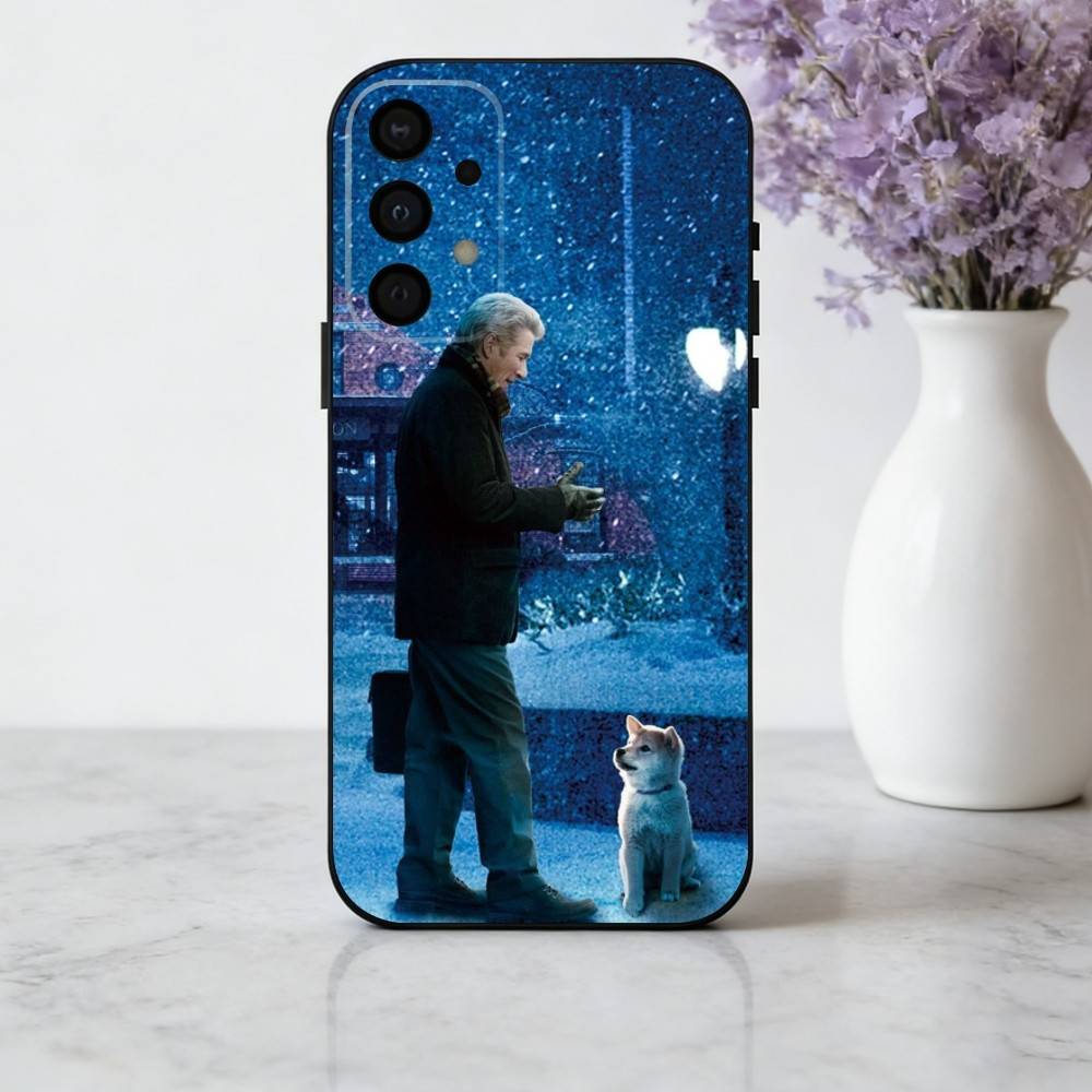 H-Hachi A D-Dog's T-Tale Film  phone Case For Samsung Galaxy A73,A72,A71,A70,A53,A52,A51,Others Soft Black Shell