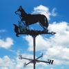 Retro Farm Scene Garden Stake Weathervane Professional Measuring Tools Patio