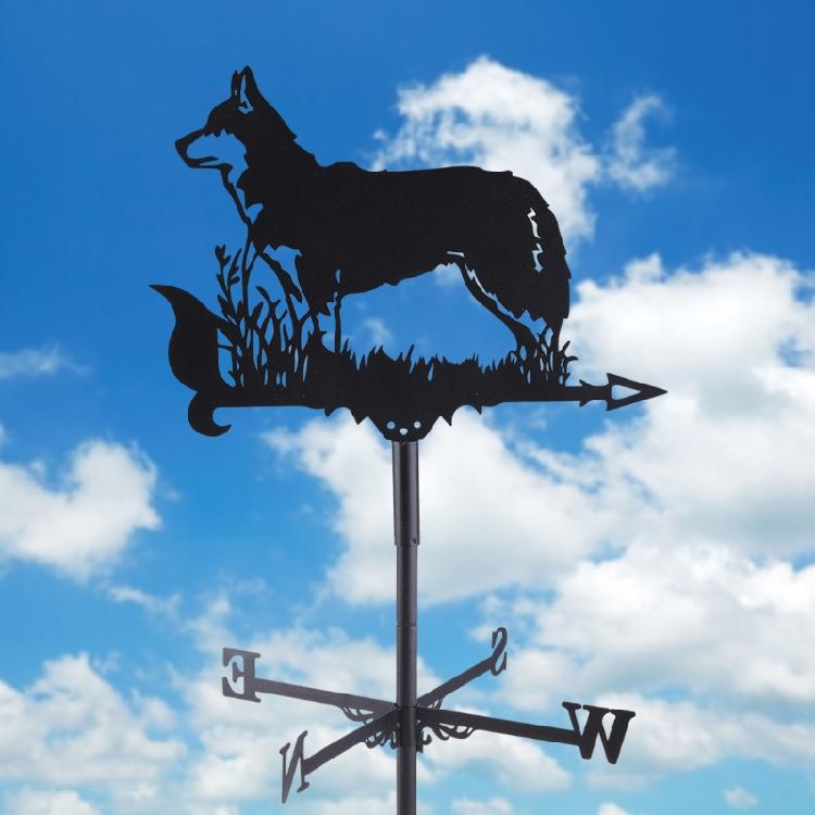 Retro Farm Scene Garden Stake Weathervane Professional Measuring Tools Patio
