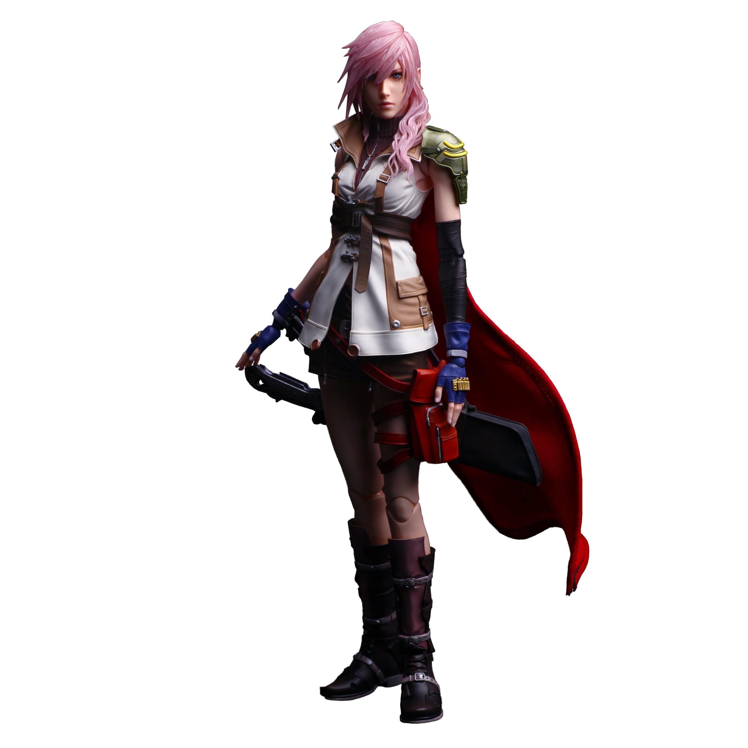 Final Fantasy XIII PLAY ARTS Истинная Лайтнинг ПВХ Раскрашенная Подвижная Фигурка розовый