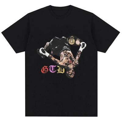 Tank Gervonta Davis Print Tricou Vintage Bărbați Campion Boxeri Tricouri Supradimensionate 100% Bumbac Manșetă Scurtă Clasică Streetwear