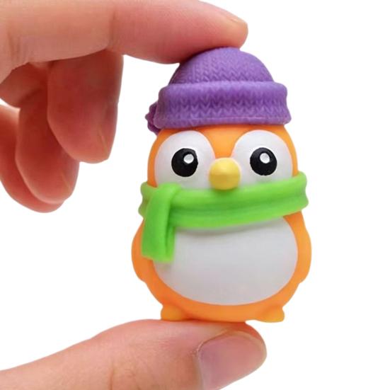 Penguin Squeeze Toy Set Stress Relief Slow Rise Balls