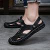 Sandals Men's Foreign Trade Men's Casual Shoes Summer Outdoor Fashion Cowhide Sandals Men's Large Size Men's Shoes Explosive