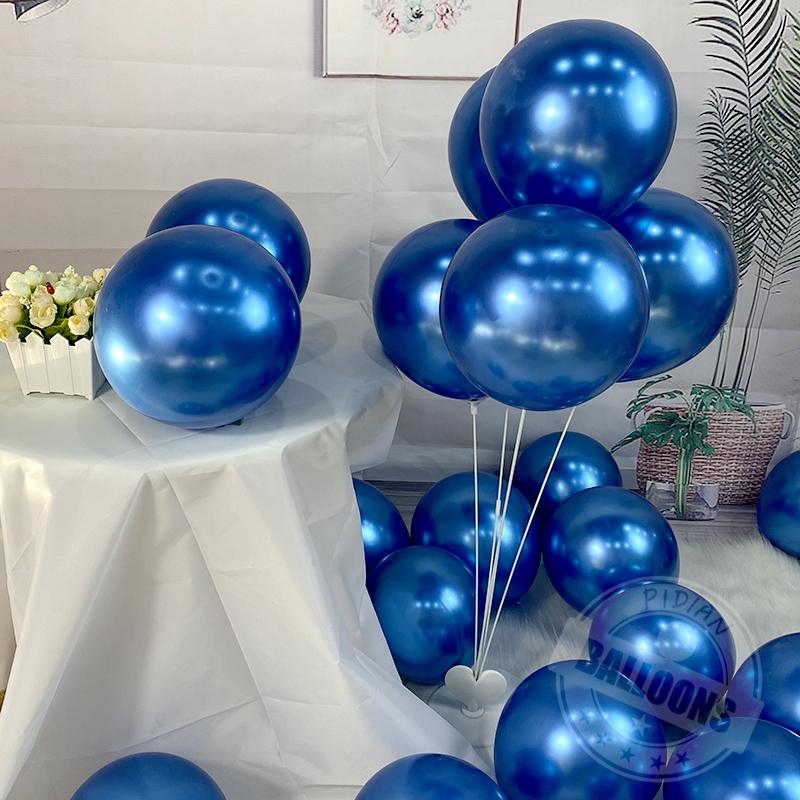 Metallic 20Pcs Balloon Decoration Wedding Christmas Valentine'S Day Anniversary New Year Scene Decor Helium Chrome Balloon