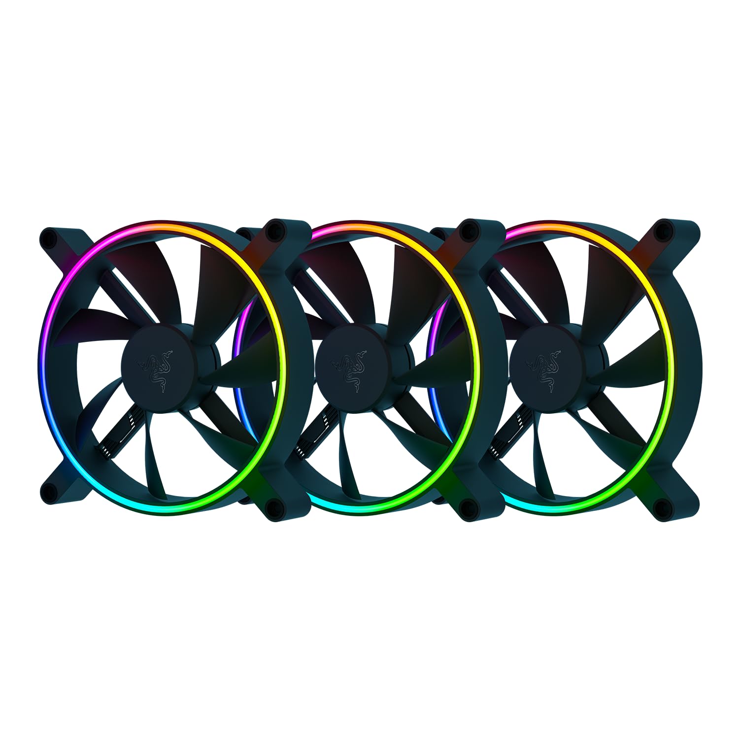

Razer ARGB compatible 140mmFAN set set Package Razer Kunai Chroma 3-piece [RC21-01810200-R3M1] чорний