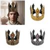King Crown Headwear for Weddings and Masquerades Adjustable Cownpiece Antique Tiaras for Stage Performances