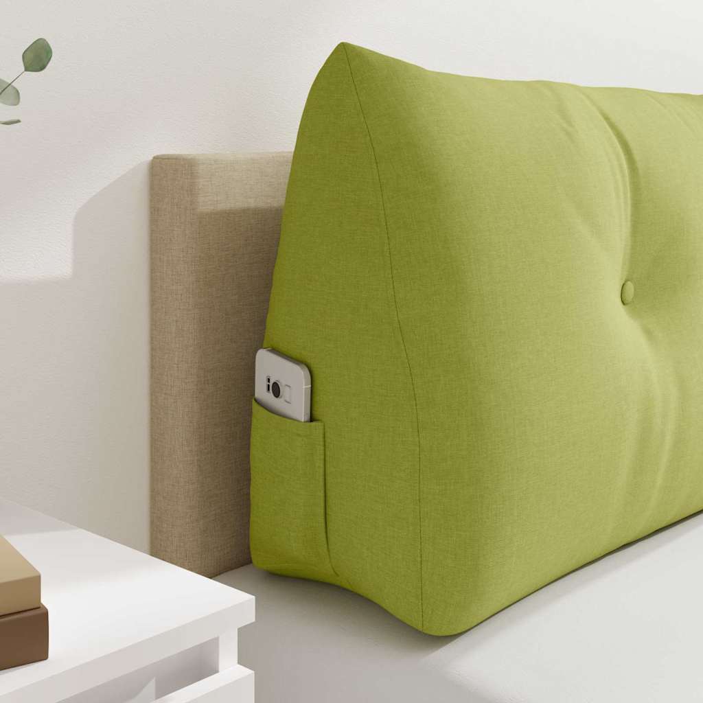 Back Cushion Light Green 140 X 24 X 50 Cm Fabric