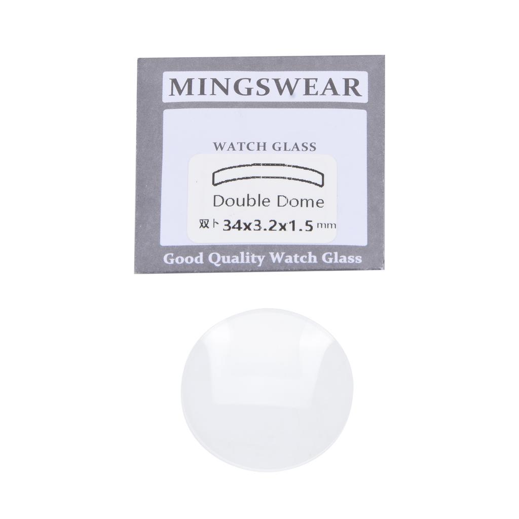 1.5mm Thick Double Domed Mineral Watch Crystal 30-38mm Diameter Concave Glass Protector Protective Film Watch Accessories