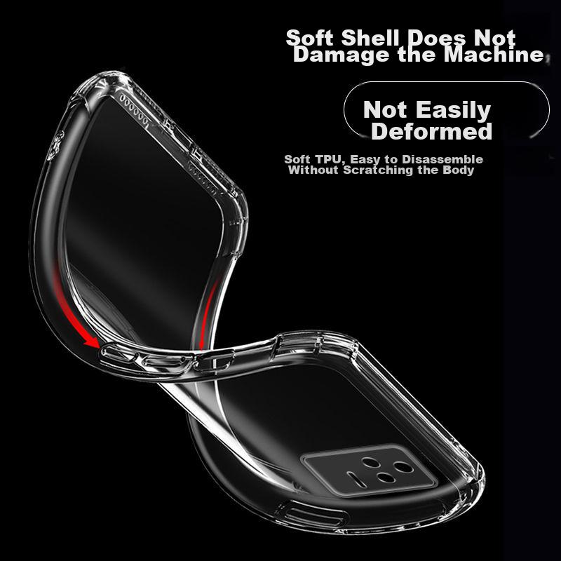 Kelleia Xiaomi Redmi K40S Phone Case, Redmi K40S Full Protection Airbag Shockproof Transparent Soft Case