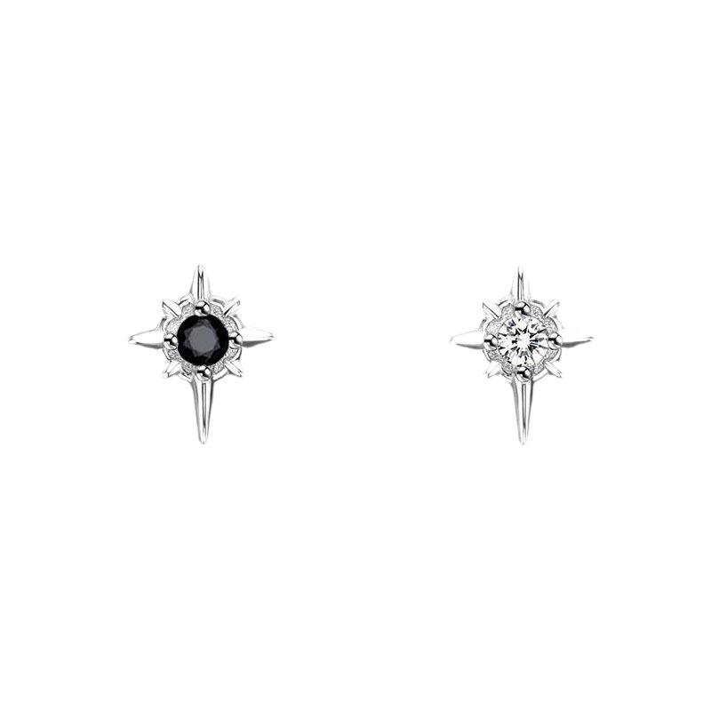 Polaris Men's Magnetic No-Piercing Ear Clip: Stylish, Versatile, High-End Stud Earrings