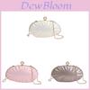 Acrylic Shell Clutch Bag With Chain Strap For Womens Daily Use