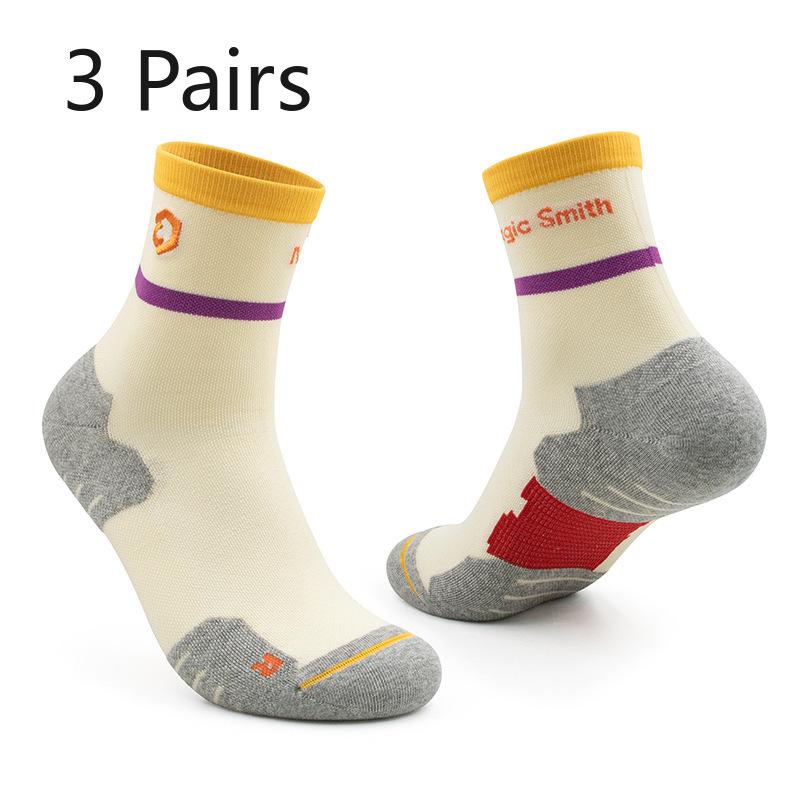 

3 пары мужских и женских высокоэластичных нескользящих многофункциональных спортивных утолщенных носков для бега L