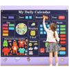 Star Felt Learning Board, Infant Training Early Education Board, Wall Stickers Educational Toys Farm Story DIY Suit