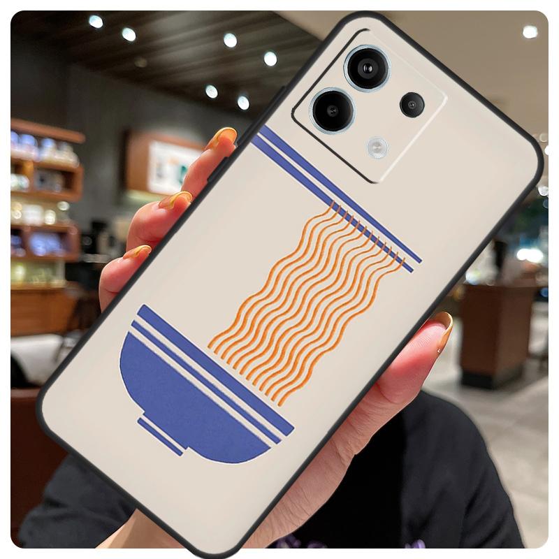 Ramen Cat Japanese Art Case For Xiaomi Redmi Note 14 10 11 12 13 15 Pro Plus Cover For Redmi 15 15C 14C 10C 12C 13C