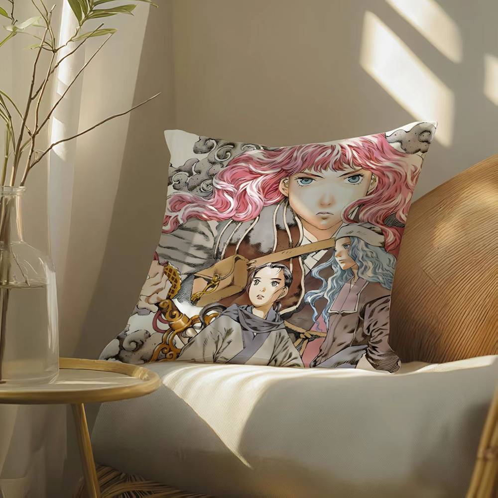 Beautiful Cool Comics The Twelve Kingdoms-K Pillow Case Silky elegant Comfort Sofa Bed  Invisible zipper Beach pillowcase