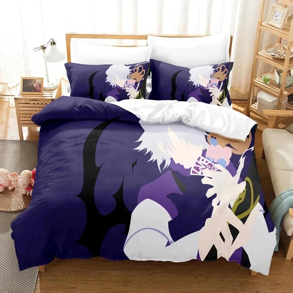 3D Print Anime Pandora Hearts Printed Bed Set Duvet Cover Pillowcase Bedding Set Linen Sheet Quilt Cover Full Queen King Size