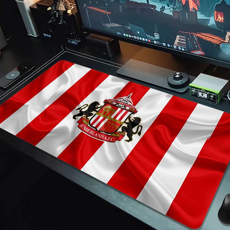 Sunderland A.F Large Size Mouse Pad Large Gaming Table Cushion Non-slip Laptop Tablet Big Mousepad XXL Mat Mini PC Playmat With Lock Edge