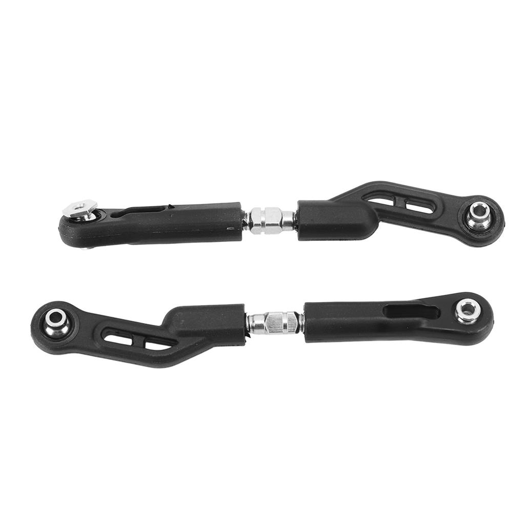 2 Pièces RC Tirant Supérieur Arrière Résistant à l'Usure Léger Tirant de Direction RC pour Voiture ZD Racing 1/8 Noir