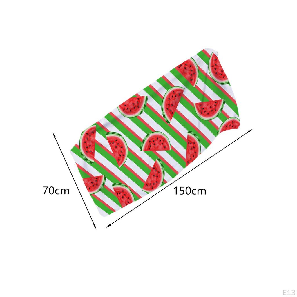 Banyo Havlusu Plaj Spa Vücut Sarma Mikrofiber Hafif Hızlı Kuruyan 150x70cm Yüzme