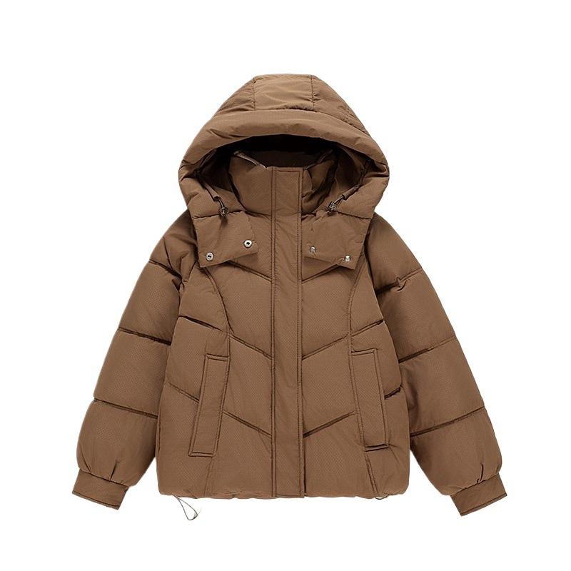 Hooded short down cotton-padded clothes women's year new winter cotton-padded clothes small man cotton-padded jacket hooded jacket