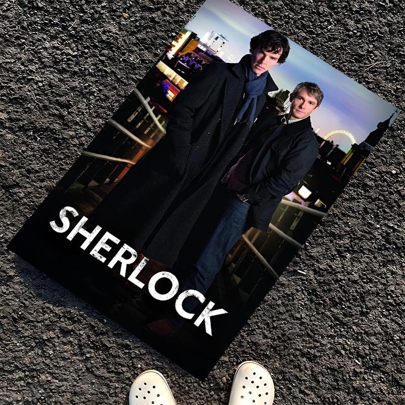 Sherlock Printed Carpet, Rug for Office Chair Living Room Bedroom Kitchen Room Decor Gifts.
