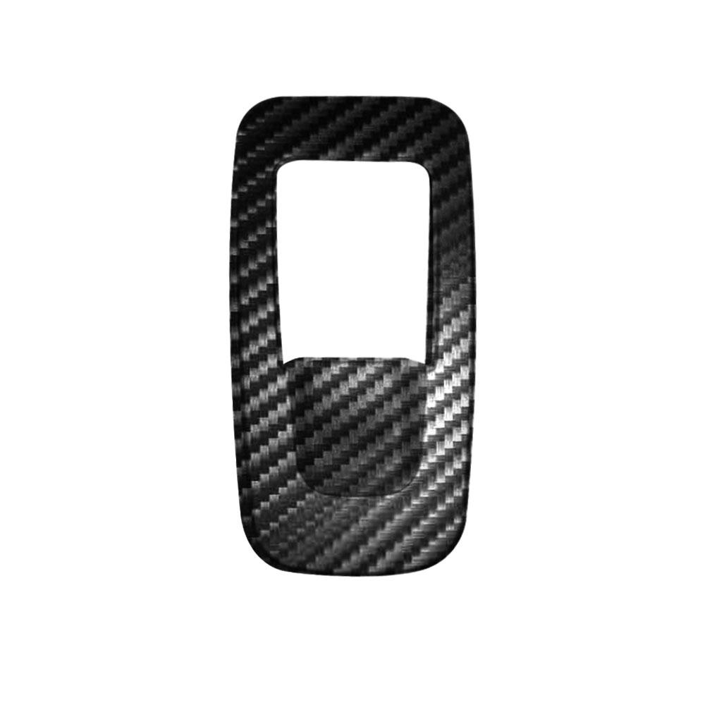 Aejask1 Styling Mouldings Car Accessories ABS Carbon Texture Handbrake Button Cover Trim For Mercedes Benz C E GLC Class W205 W213 X253