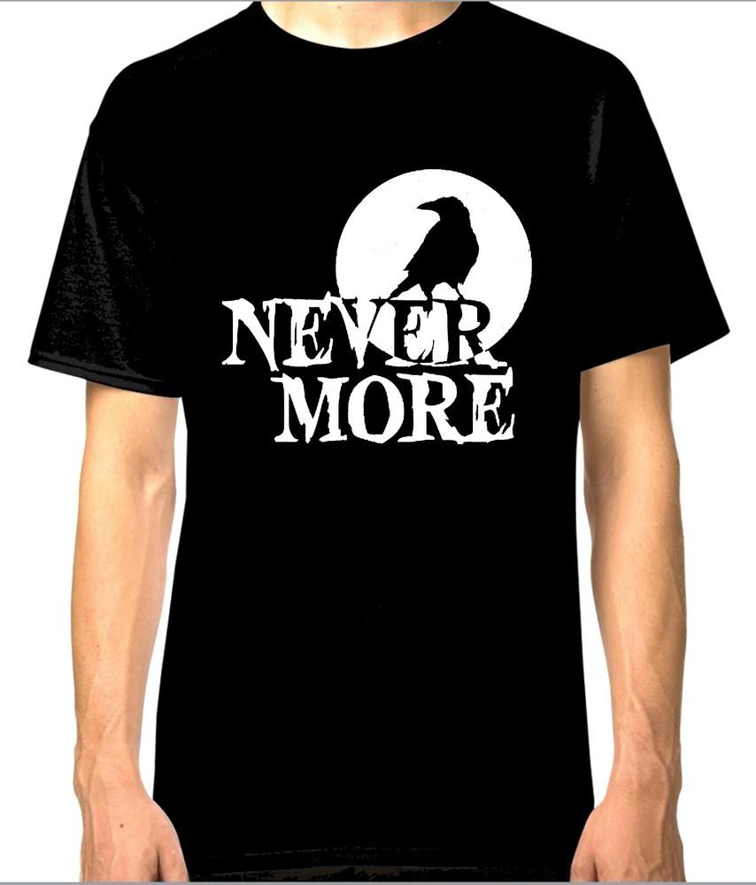 

NEVER MOREEdgar Allen PoeRaven T-shirt *100% cotton* High Quality* Unisex T-Shirt M