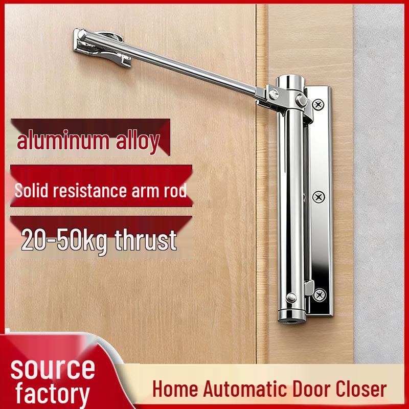 Automatic Door Closer: Anti-Collision Buffer for Wooden, Push-Pull, and Sliding Doors