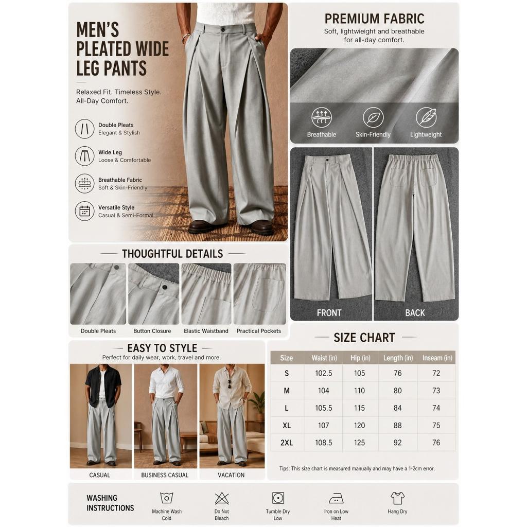 2026 Herren Neue Herbstmode Schlank geschnittene Lässige Locker geschnittene Sport-Hose mit Spitze