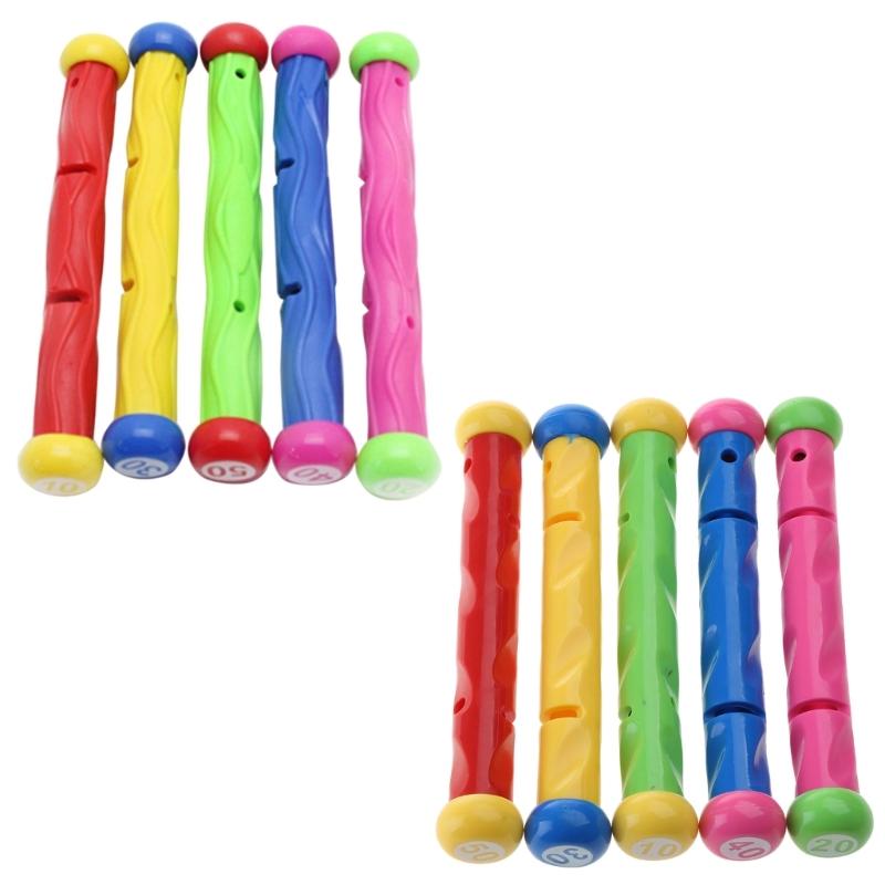 Pool Diving Toy Funny Summer Pool Toy Underwater Toy Set Kids Diving Toy for Children Adults Swimming Practice