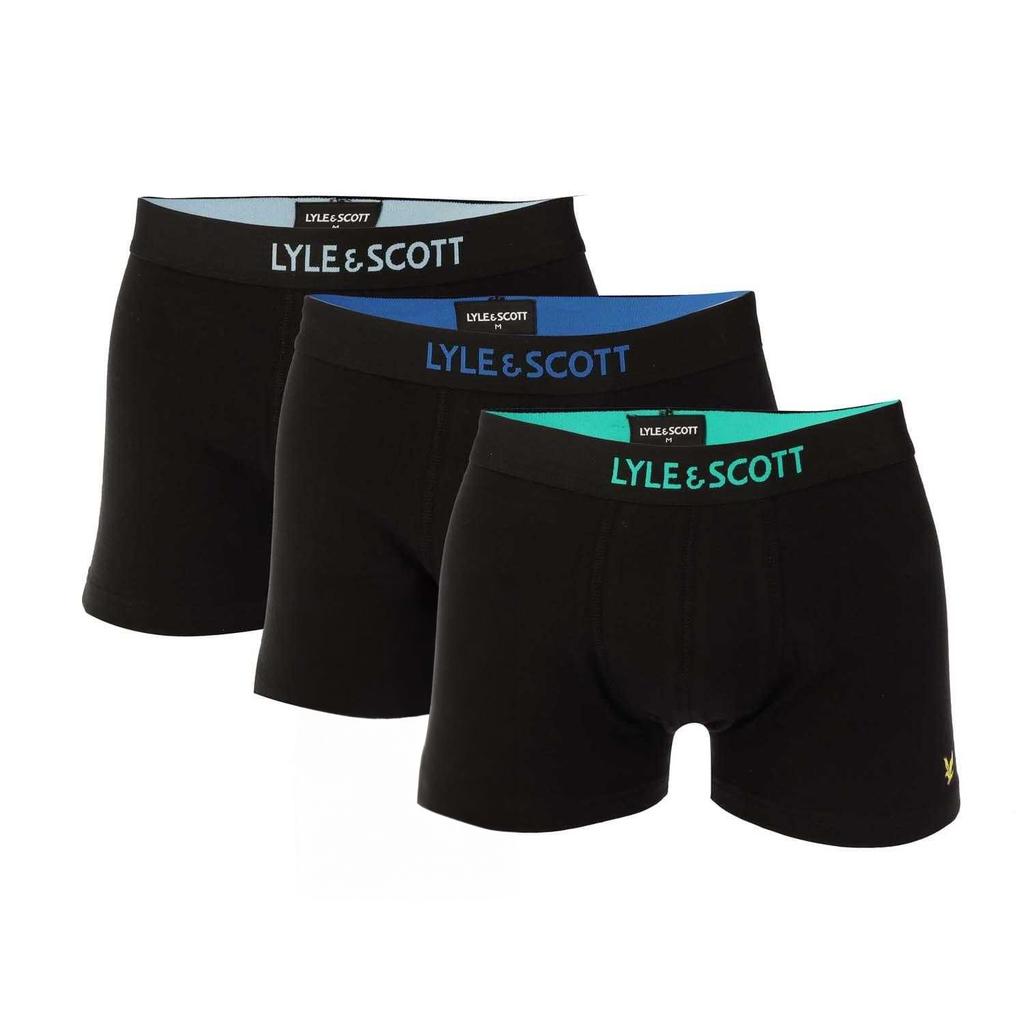Lyle & Scott Mens Nathan Boxer Shorts (Pack of 3)