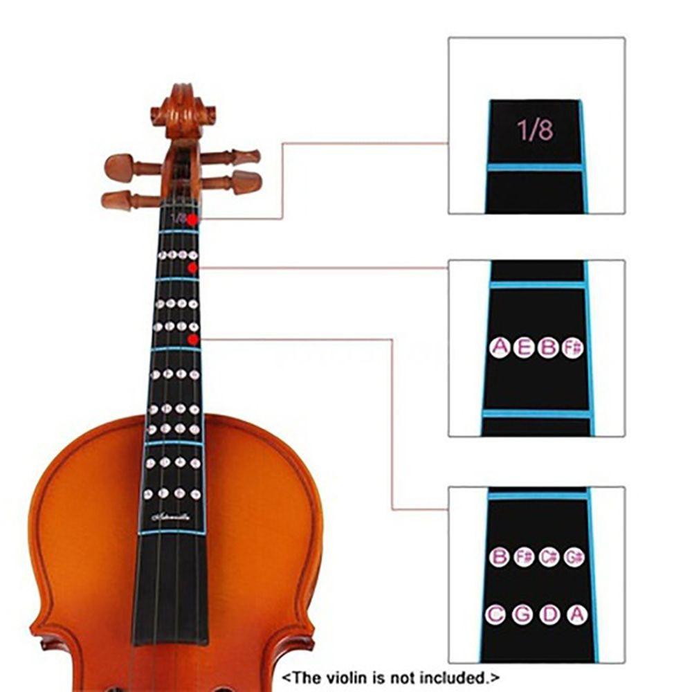 For Beginners Music Tools Marker Violin Sticker Scale Stickers Fiddle Finger Label Notes Cello
