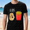 Fries Lover Fan Tee Humorous Potato Fries Bro Design Tshirt Fast Food Tops Summer Classic Fashion Streetwear Men's Clothing