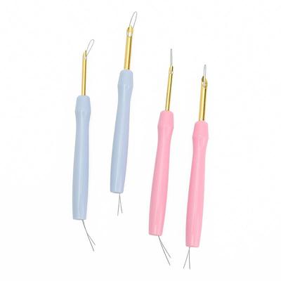 Adjustable Punch Needle with Colored Plastic Handle for Wool Embroidery and Handmade Crafts