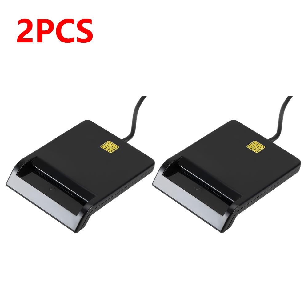 USB Smart Card Reader Stable Operation Reliable Simplicity for DNIE ATM CAC IC ID SIM Card Cloner Connector for Windows Linux