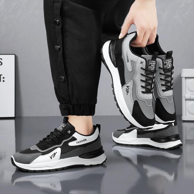 New Men's Sneakers Spring Breathable Comfortable Soft-sole Running Shoes Old Dad Shoe Tennis Training Shoes Platform Casual Shoe