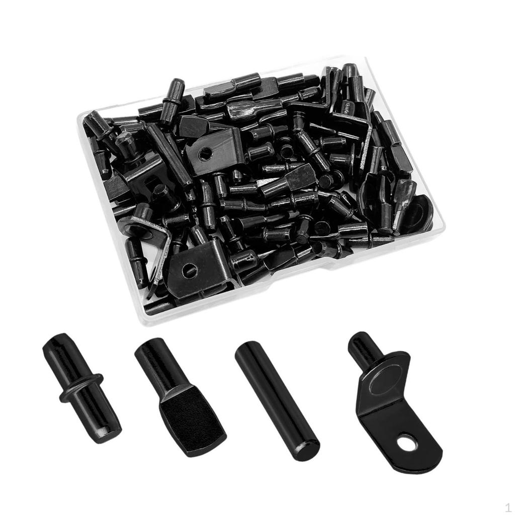 104 Pieces Shelf Pins Holders 4 Multi Functional Portable Practical Support Pegs for Wardrobe