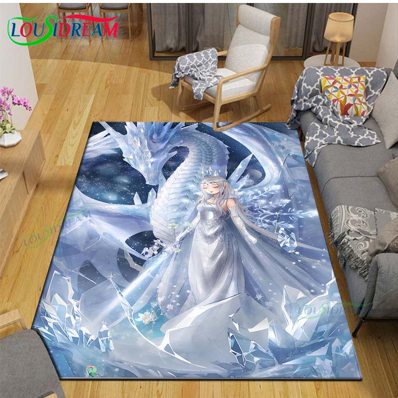 Hot Fashion Chinese Dragon Print Carpet Outdoor Rug Area Rug Non-slip Carpet Bedroom Decor Carpet for Room Gift