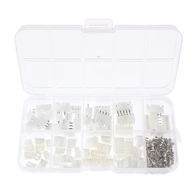 230PCS JST 2.54mm Connector Dupont Terminal Connector Kit,2p 3p 4p 5p XH2.54 Wire Terminal Assortment Set for DIY Electronics