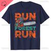 Lumberjack Chainsaw Run Forest Funny Woodworker T Shirts Men Women Humor Streetwear Short Sleeve Unisex Loose Clothing Tops Tee