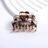 Medium Heart Claw Clip New Personality Elegant Multi-Color Transparent Hair Claw Half Up Hairstyle Accessory for Women 6pcs Set