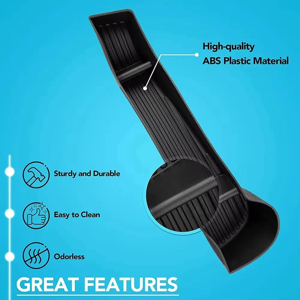 Door Side Storage Box for Tesla Model Y Juniper Model 3 Highland 2025 Front and Rear Door Insert Storage Box Car Interior Part