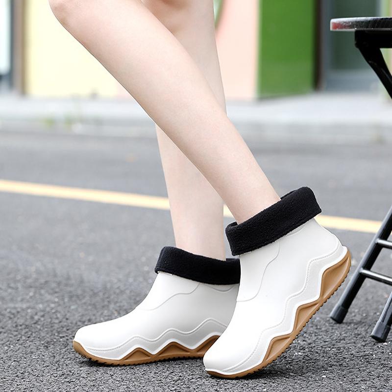 Zima Jesień Wiosna Lato Ciepłe Futro Buty Deszczowe Męskie Damskie Antypoślizgowe Odporne na Ścieranie Wodoodporne Buty Wędkarskie