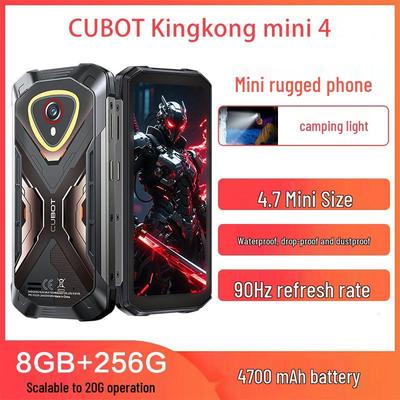 CUBOT KingKong Mini 4: Compact 256GB Waterproof Shockproof Android Smartphone (Global Version)