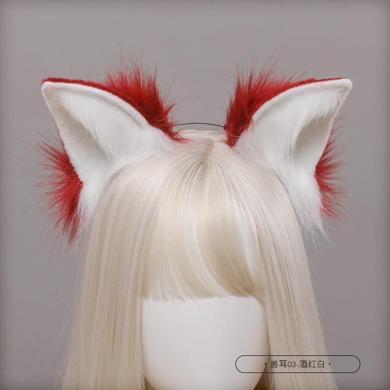 Handmade Simulation Beast Tail Cute Cosplay Dress Up Comic Show Fashion Accessories Handmade Plush Fox Tail