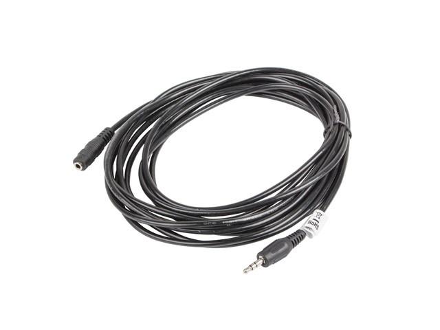 Kabel audio Lanberg stereo minijack - minijack M/F 5m
