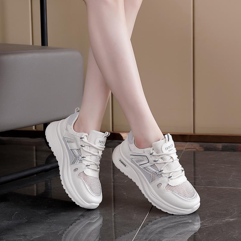Summer Sneakers for Women Cross-border Casual Shoes Womans Light Breathable Sport Running Shoes All-match Women Shoes